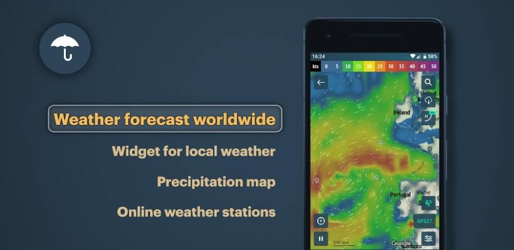 Windy.app v91.0.1 MOD APK (Premium Unlocked)
