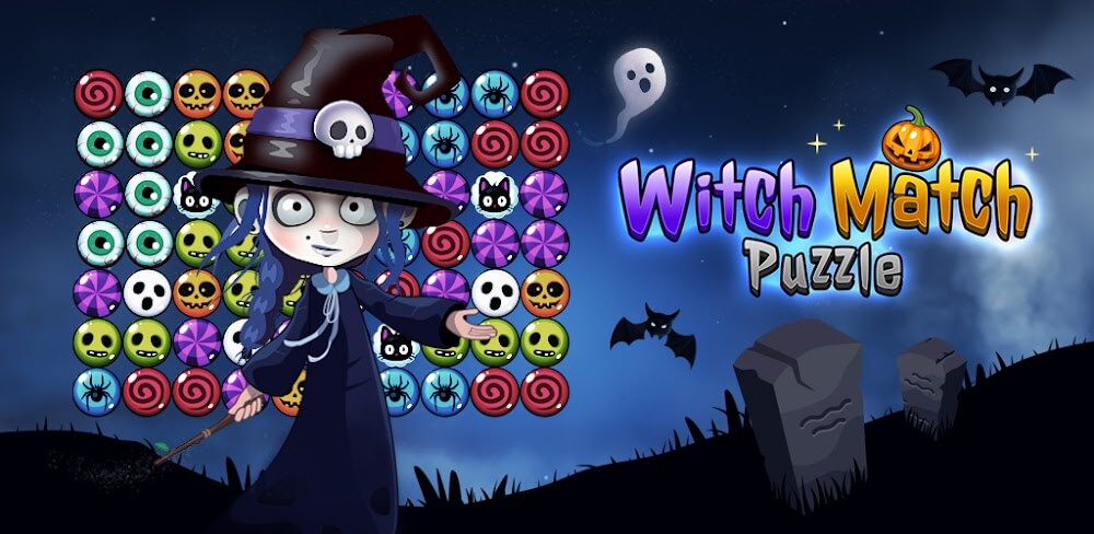 Witch Match Puzzle MOD APK v25.1119.00 (Unlimited Boosters/Money)