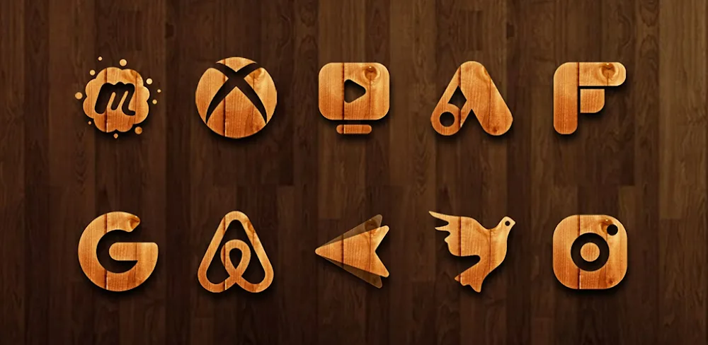 WoodRustic Icon Pack v1.9 APK (Full Version)