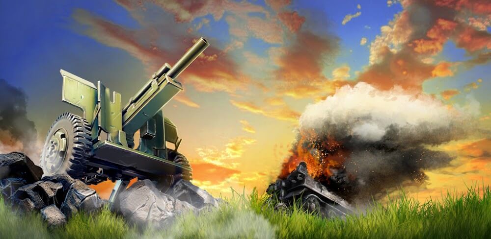 World of Artillery: Cannon v2.0.26 MOD APK (Freeze Gold, Unlocked Cannon)