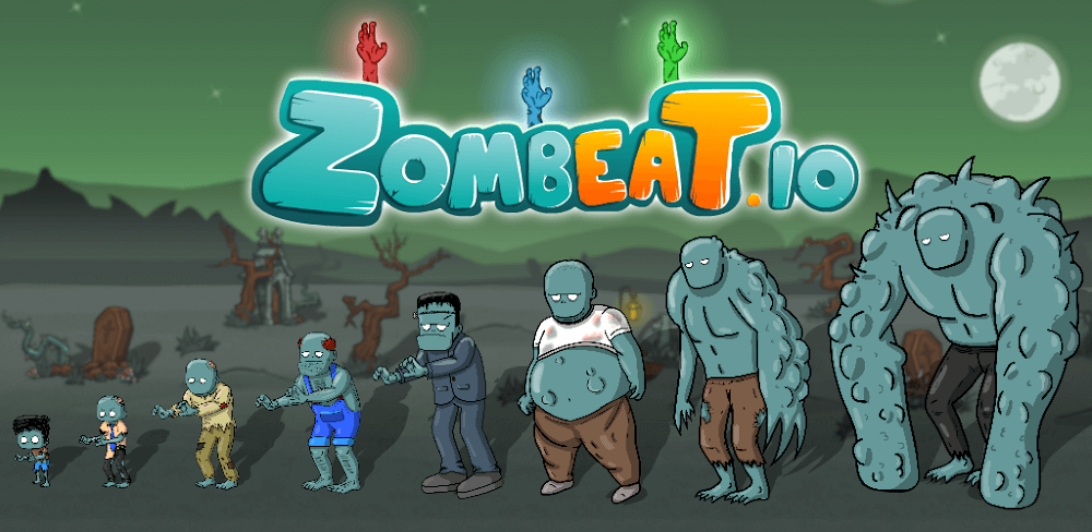 Zombeat.io v2.3.4 MOD APK (Make 1M Coins, Speed Movement kills/Score x10, No-ADS)