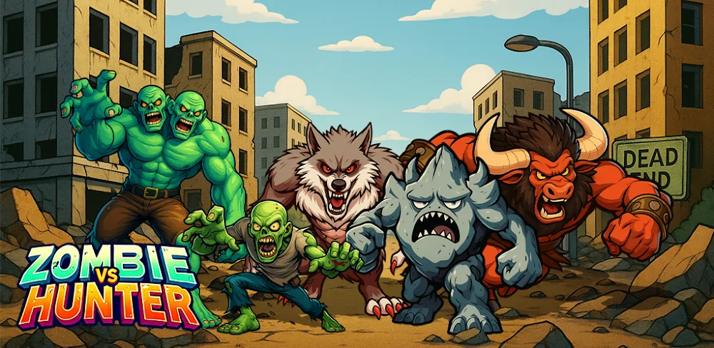 Zombie vs Hunter v1.0.0.83 MOD APK (Menu, Unlimited All)