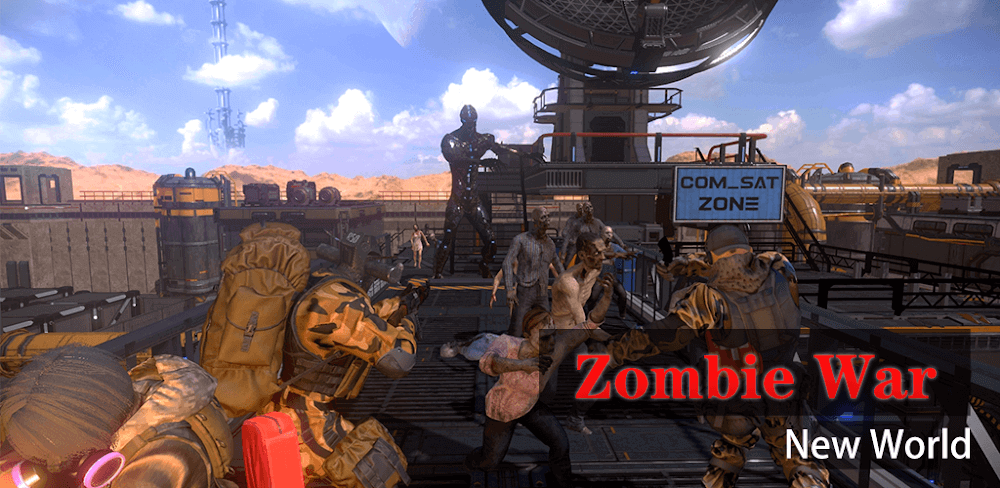 Zombie War: New World MOD APK v1.155.1 (God Mod, One Hit, MoveSpeed)